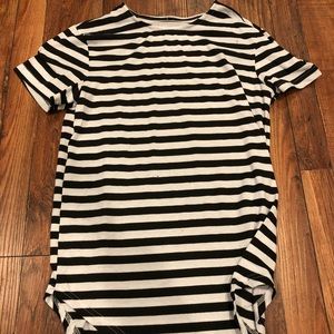 Striped long shirt